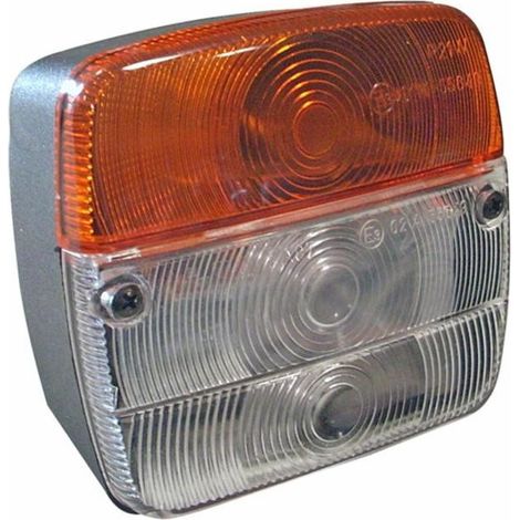 Lem Select – Feu avant droite-gauche 2 fonctions 108x103 mm – Ampoule 12V 21W – Applications : remorques, caravanes, tracteurs agricoles (1/2)