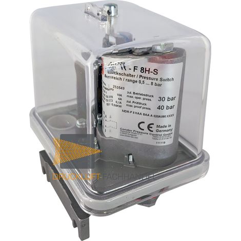 Pressostat MDR-F 8H-S 0,5 - 8 bar, G 3/8’’ FF, IP54 (1/2)
