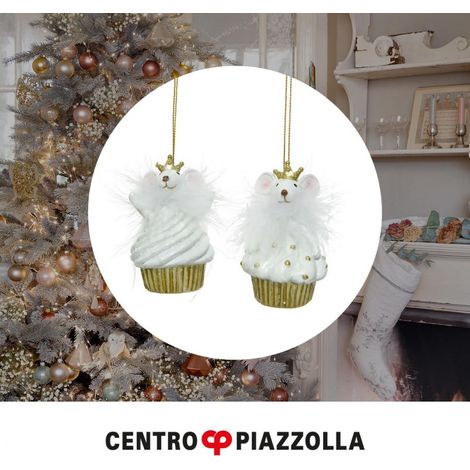 TOPO CUPCAKE 2 ASS BIANCHI