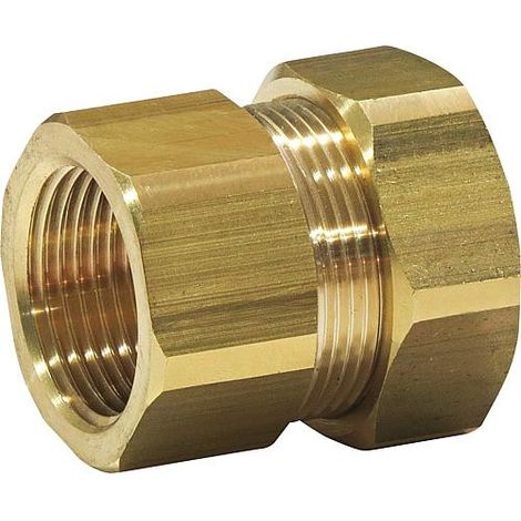 Quick Fix Pro raccord à compression DN25 x 1" filetage femelle - laiton pour flexible ondulé (1/4)