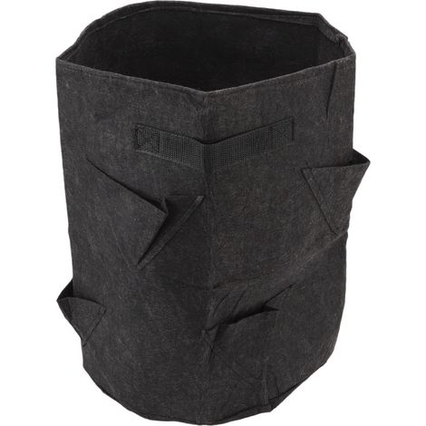 Sac de culture fraise en non-tissé 8 trous, pot de jardinage familial, grand modèle 35x45cm (8 orifices) 43L/10 gallons (1/5)