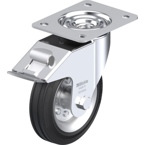 Blickle 532127 LE-VE 150R-FI Lenkrolle mit Feststeller Rad-Durchmesser: 150 mm Tragfähigkeit (max.):