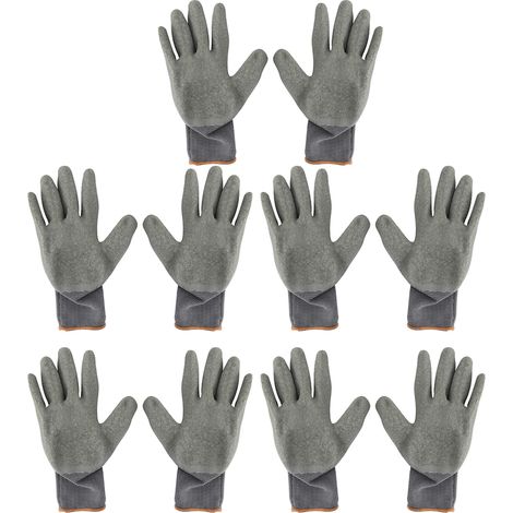 5 Paar verschleißfeste, rutschfeste Gartenhandschuhe – strapazierfähige, atmungsaktive Arbeitshandschuhe für die Gartenarbeit (1/5)
