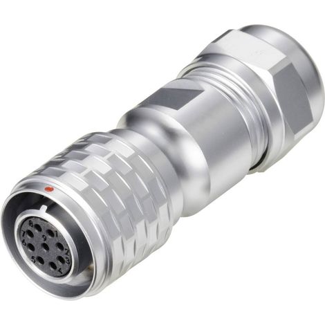 Connecteur de câble circulaire femelle, droit Ø 12 9 pôles 125 V/AC 3 A IP67 Push-Pull Weipu SF1210/S9 II (1/4)