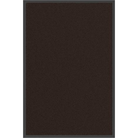 Zerbino rettangolare antiscivolo per interni 60 x 90 cm in polipropilene marrone 020058170