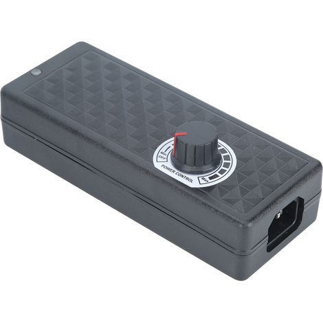 9–24 V, 5 A Hochleistungs-Netzteil mit einstellbarer Spannung und Drehzahlregelung, inklusive Netzkabel (110–240 V, EU-Stecker). (1/5)
