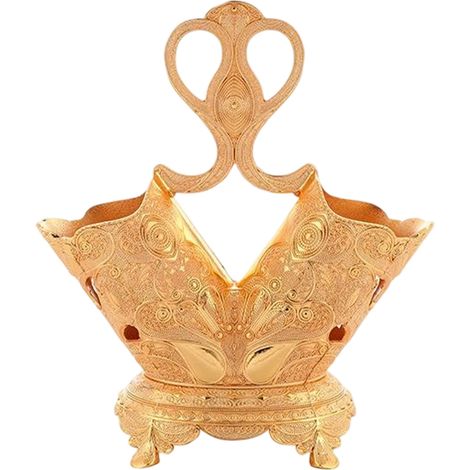 European cutlery holder made of zinc alloy, lightweight and luxurious, a decorative desk item, a work of art