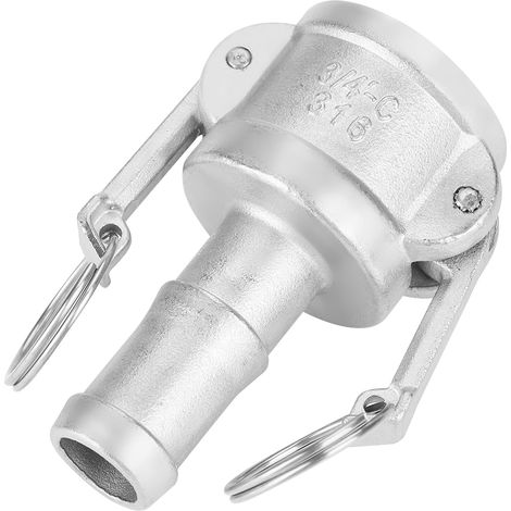 Adaptateur d'accouplement d'arbre à cames en acier inoxydable 316 type C, filetage femelle x filetage mâle DN20 G3/4 (1/5)