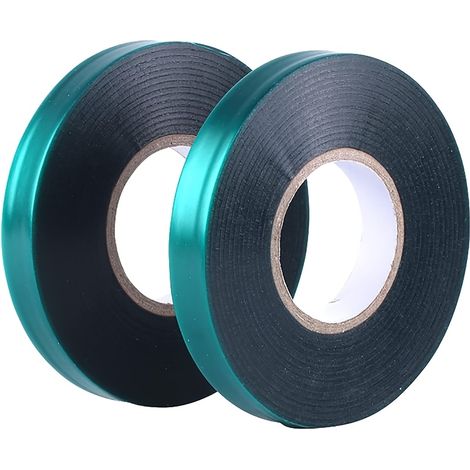 Lot de 2 rouleaux – Ruban d'attache pour plantes en PVC (ruban de ligature pour jardin/fleurs), 1,2 cm x 45 m (1/3)