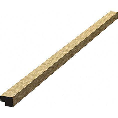 Barra terminale in MDF da 120 cm per pannelli acustici da interno SATAKUPANNON612, finitura rovere chiaro (SATAKUPANLOTKL12)