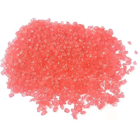 TrAdE Shop Traesio - Sassolini Pietra Pietre Sassi Sabbia Rosso 500g 0728 Decorazione Acquario -