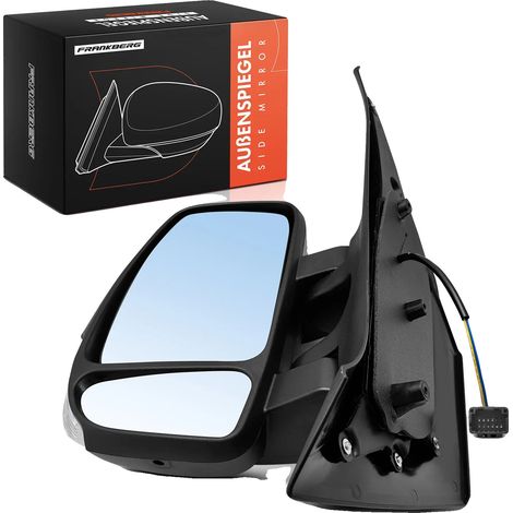 Miroir extérieur, plastique, taille standard, compatible avec OPEL et RENAULT, réglage manuel, type convexe (1/5)