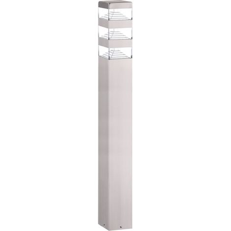 Soporte Piramidal Inoxidable 48 LED SMD 12W 80 cm Lumihome® Blanc Neutre (4000 K) - Inox (1/2)