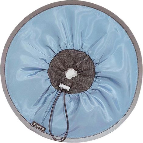 Collier de protection doux et confortable pour chat, style élisabéthain, idéal après intervention chirurgicale, couleur bleu clair (1/5)