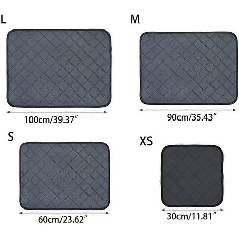 Tapis lavable pour animaux de compagnie, couche réutilisable, tapis d'apprentissage lavable pour chiens - Vert (1/4)