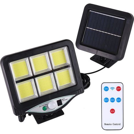 Solarlampe mit Dämmerungssensor und Fernbedienung