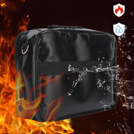 Dokumentenbox [Modell] Silikon-Fiberglas, 37 x 27 x 11 cm, feuer- und wasserdicht, mit Zahlenschloss und Schultergurt (1/5)