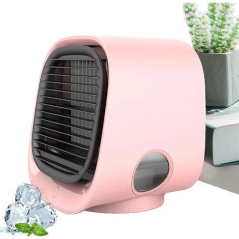 Refroidisseur d'air portable, ventilateur de climatisation, ventilateur de refroidissement personnel - Ventilateur de refroidissement de climatiseur portable, ventilateur de bureau personnel (1/5)