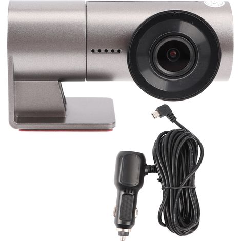 Caméra de tableau de bord 1080P Vision nocturne Verrou d'urgence Stationnement Moniteur 170° Grand angle Enregistrement en boucle Dashcam pour voiture (1/5)