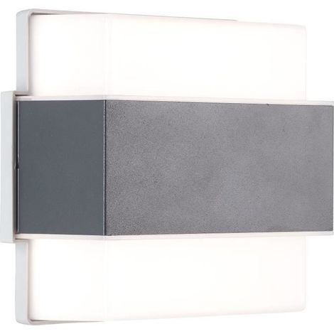 Applique murale esterna - BRILLIANT - ARCHIE - Metallo e plastica - Antracite - LED integrata - 7 W IP44 (1/3)