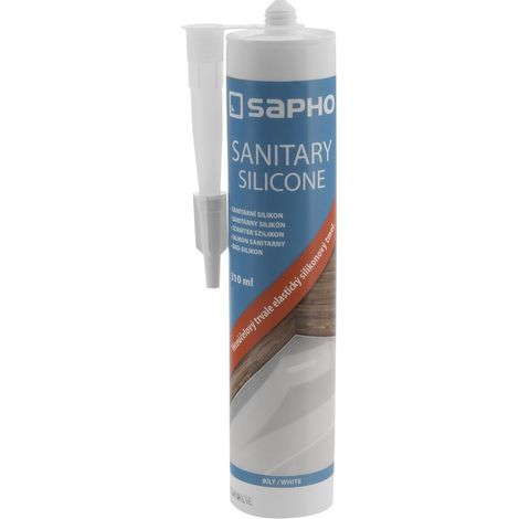 Silicone sanitaire 310ml, blanc