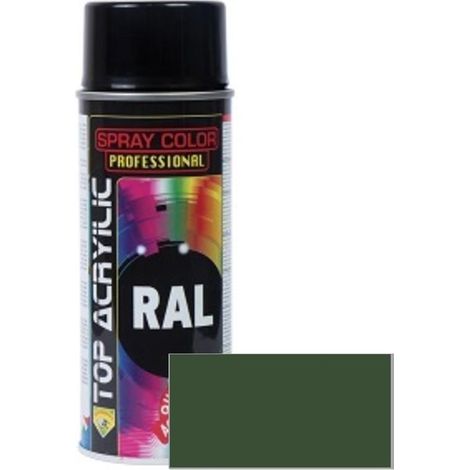 TOP ACRYLIC spray acrilico mate verde militar ral-6003 400ml (1/2)