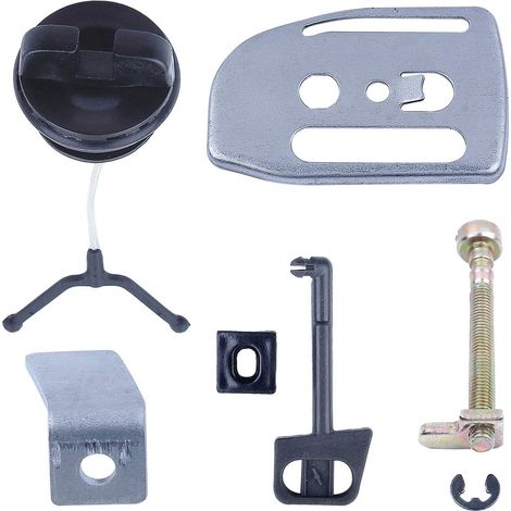 Adefol Bar Plat Chaîne Tendeur pour Husqvarna 36 41 136 137 141 142 Série Gaz 530047855 Remplacer avec Capuchon de Carburant et Commande de Starter (1/5)