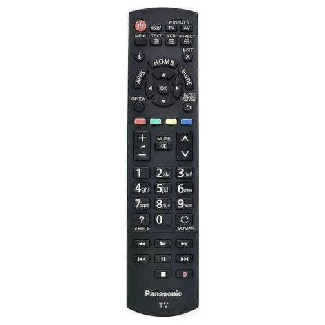 Original Panasonic remote control N2QAYB000829 for models TXL42ET60 and TXP50STW60 (1/4)