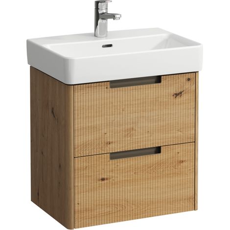 LAUFEN Juna Meuble sous-lavabo, 2 tiroirs, système de rangement