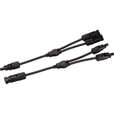 EcoFlow MC4-Solar-Kabel schwarz 30 cm