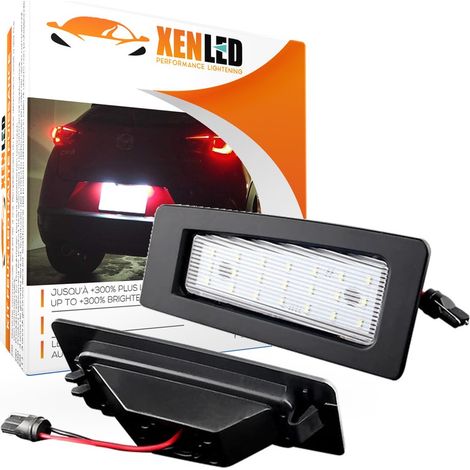 2x Éclairages plaque LED Mazda 3 et CX3 - Plaque d'immatriculation LED (1/5)