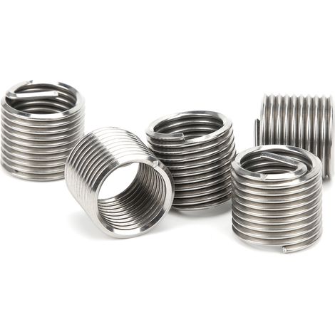 Kit d'inserts filetés hélicoïdaux M20x2.5, 5 écrous à manchon pour réparation de filetage