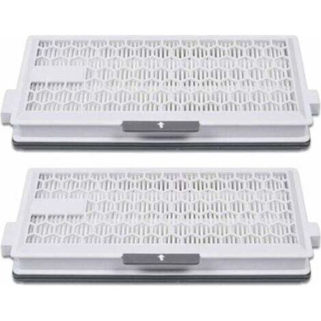 Lot de 2 filtres HEPA Airclean Plus 50 pour aspirateur Miele Complete C3 Powerline, S8340,Air Clean SF-HA 50 pour Complete C2 C3 Compact C1 C2-2,Lot de 2 pièces de rechange,de (1/4)
