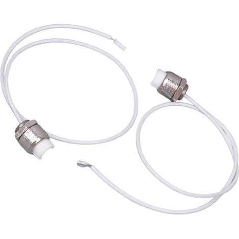 Lot de 2 douilles de lampe R7S à montage supérieur, résistantes (1/2)