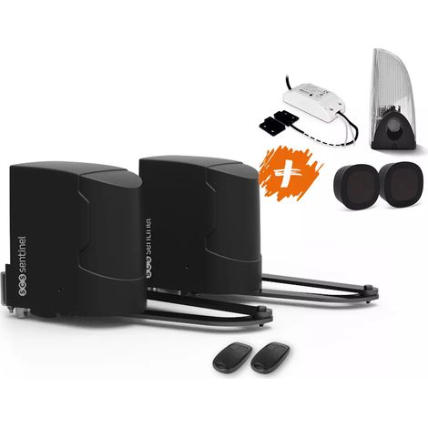 Scs Sentinel – Kit motorisation de portail SimplyOpen 2 – Module récepteur connecté WifiGate – Charge max 400 kg – Longueur max 5 mètres (1/5)