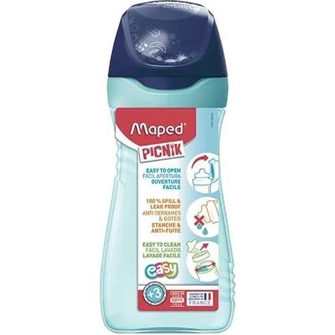 430 ml Picnik Origins Flasche, grün und marineblau