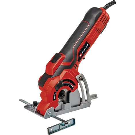 Einhell Mini scie circulaire Ø89mm TC-CS 89 (600 W, profondeur de coupe jusqu'à 27 mm, lame de scie TCT, butée parallèle)