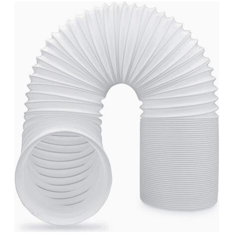 Tuyau Climatiseur Mobile, Tuyau D'évacuation D'air En Pvc Flexible Tube De Ventilation Universel Tuyau Kit Pour Climatiseur Mobile Diamètre (15CM Diamètre 200CM Longueur) (1/4)