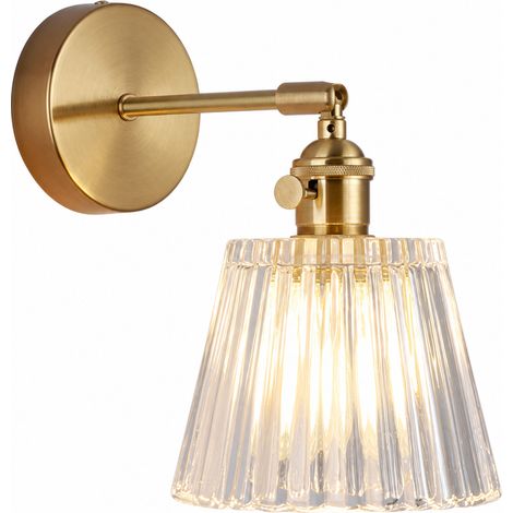 Aplique de Pared LED de Vidrio sin Bombilla para Salón y Pasillo (1/5)