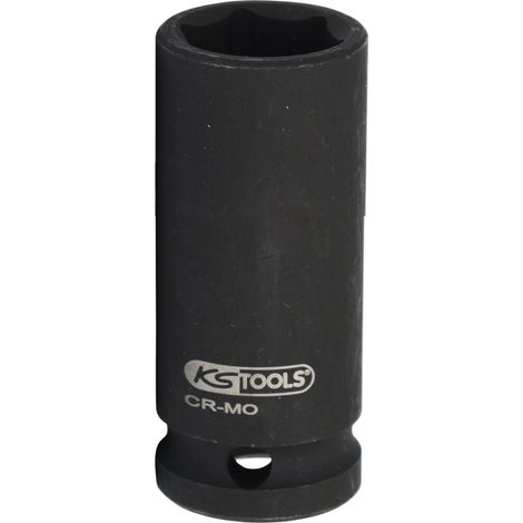 KS Tools 1.1/2" Sechskant-Kraft-Stecknuss, lang, 100mm (1/4)