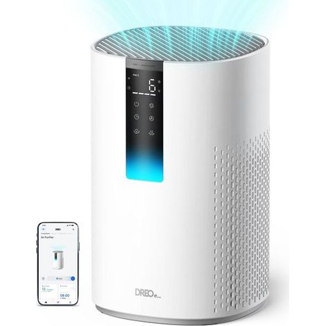Ionisator - DREO - Macro AP605S - Luftwechsel bis zu 73 m²/h - Ultra-leise - Timer - Kindersicherung