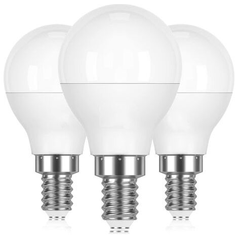 E14 LED Bulb 5W Equivalent 40W - 470LM Warm White 2700K - CRI85 - E14 P45 Globe Type 200° Beam Angle Bulb - AC 220-240V - Non-Dimmable - 6 pcs (1/5)