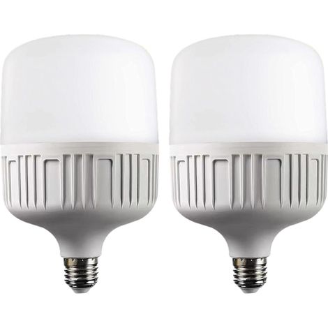 (lot de 2) Ampoules LED E27 à vis, 18 W (équivalent à 100 W), 6500 K, 1400 lm, non dimmable, blanc froid, ampoule à économie d'énergie (1/5)