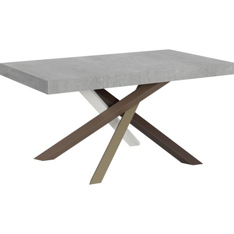 Tavolo Allungabile 160-420x90x77 cm Volantis Cemento (1/5)