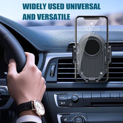 Support auto per smartphone, rotativo 360°, universale, retrattile e multifunzionale (1/3)