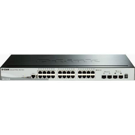 Switch Gestito a 28 Porte Gigabit con Supporto Stack, 4 Porte 10G SFP+ e Alimentatore Unico EU – Modello D-Link DGS-1510-28X/E (1/2)