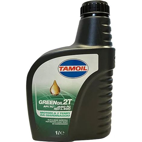 Tamoil Green Oil 2T huile moteur 2 temps &agrave base synth&eacutetique pour outils de jardinage - 1 Kg
