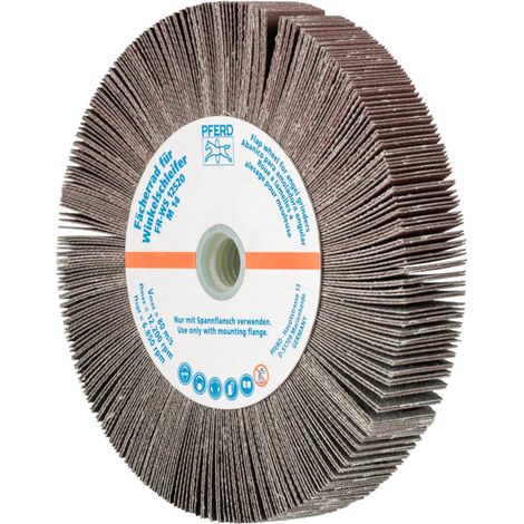 PFERD TOOLS Lamellenschleifrad für Winkelschleifer FR WS Ø 125x20mm M14 A320 universelle Anwendung 2 Stk (1/5)