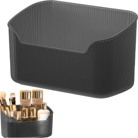 Cosmetics Organizer Makeup Storage Organizer Safe Rounded