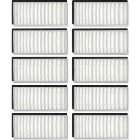 Lot de 10 filtres HEPA pour Ecovacs Deebot N79S N79 pour Eufy RoboVac 11 11C pour Conga Excellence 990 (1/5)